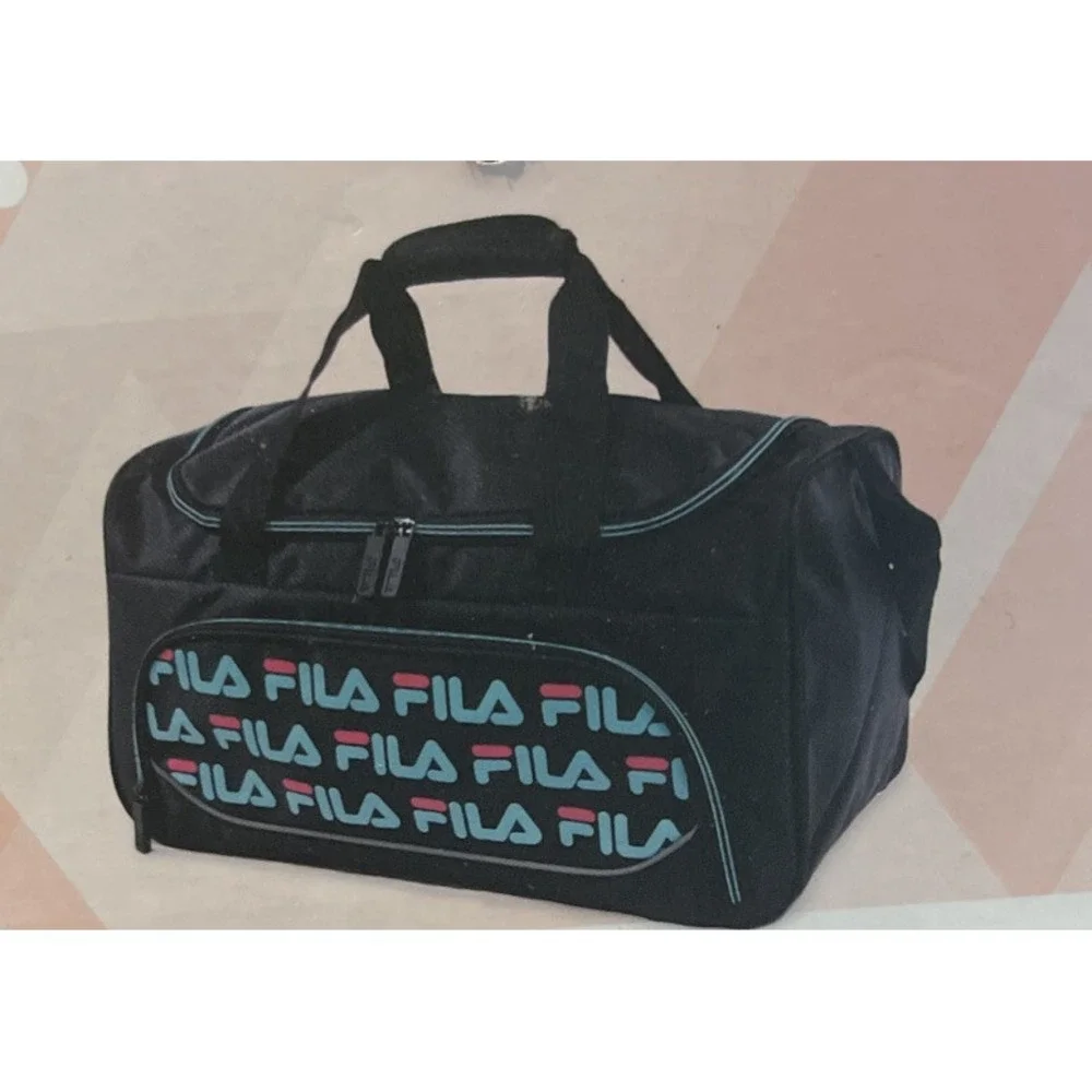 Fila Sport Duffel Bag‎ Black/Green Logo 19